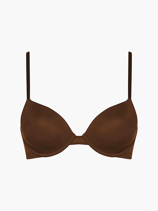 Calvin Klein USA T-Shirt - Perfectly Fit Flex Womens Bra Brown 3859260-IZ